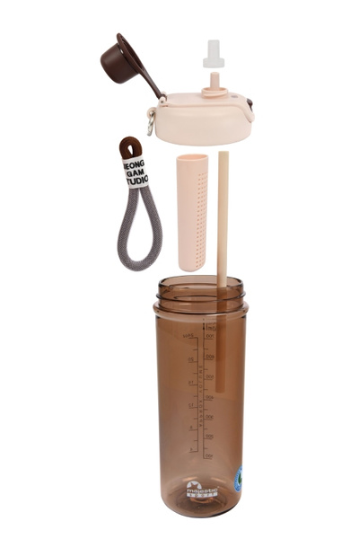 Butelka na wodę Majestic Sport Zoya 950 ml - Kawowa