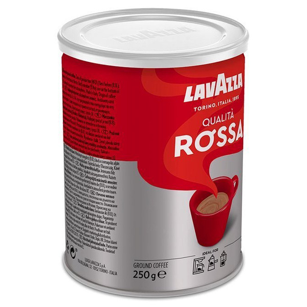 Kawa mielona Lavazza Qualita Rossa 250g puszka