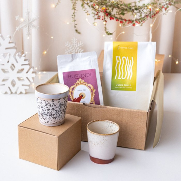 Zestaw prezentowy COFFEE PLANT FLOW z dwoma kubkami - NIEDOSTĘPNY