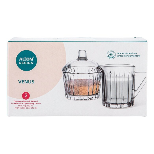 Zestaw Altom Venus - cukiernica 210ml + mlecznik 200ml