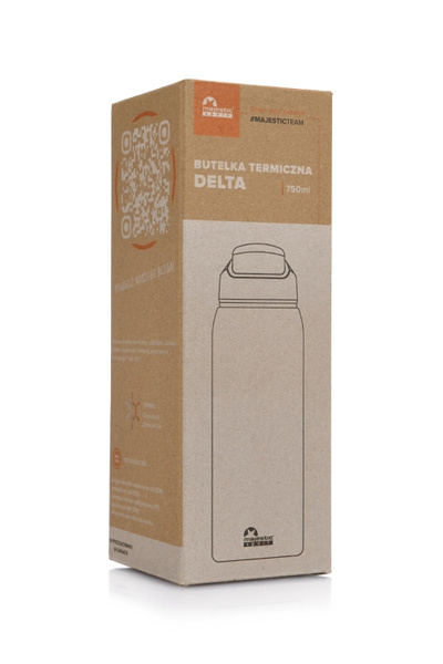 Butelka termiczna na wodę Majestic Sport Delta 750 ml - Różowa