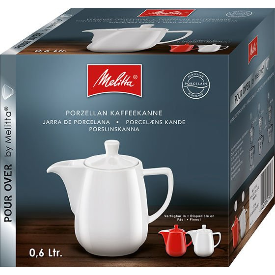 Porcelanowy dzbanek do kawy Melitta 0,6l - Biały