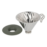 Metalowy Drip Hario Outdoor V60-02 z silikonową podstawką – NIEDOSTĘPNY