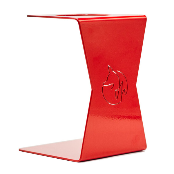 Metalowy stojak na dripa Halisek - Czerwony