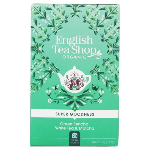 Zielona herbata English Tea Shop Green Sencha White Tea Matcha 20x1,75g