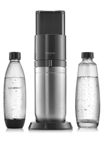 OUTLET - Saturator do wody gazowanej SodaStream Duo - Czarny zestaw startowy 