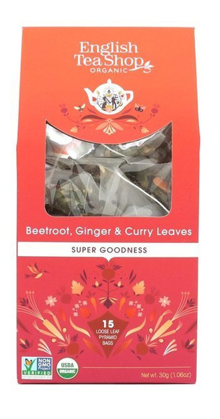 Owocowa herbata English Tea Shop Beetroot Ginger & Curry Leaves 15x2g - NIEDOSTĘPNY