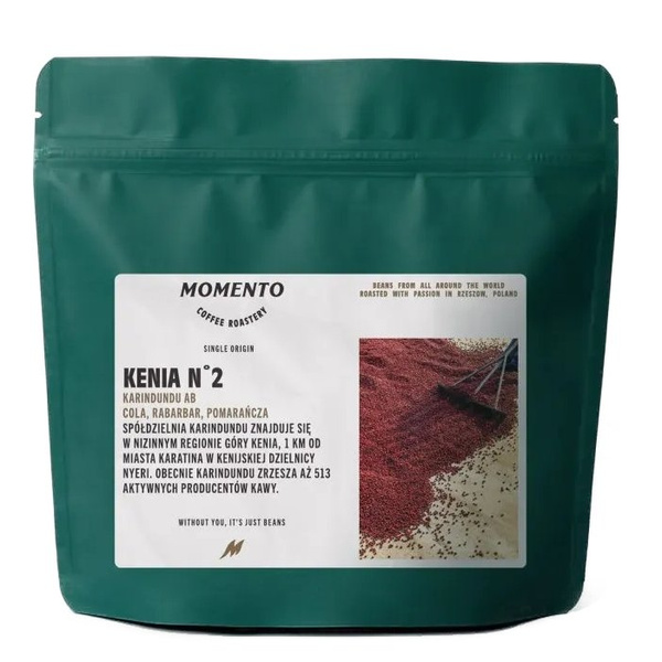 Kawa ziarnista Momento Kenia Nº2 Karindundu AB 250g - NIEDOSTĘPNY
