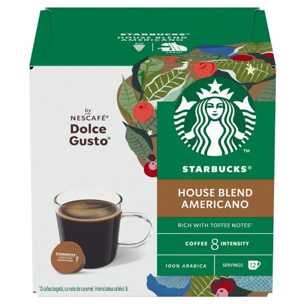 OUTLET - Kapsułki Nescafé Dolce Gusto STARBUCKS® Americano House Blend 12 sztuk