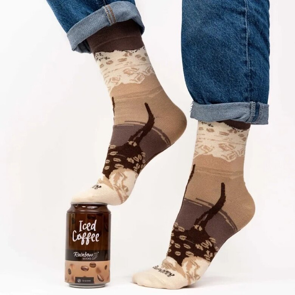 Skarpetki Rainbow Socks - Kawa mrożona w puszce 36-40 – NIEDOSTĘPNY