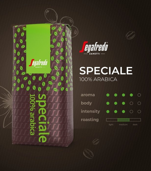 Kawa ziarnista Segafredo Speciale 100% Arabica 1kg