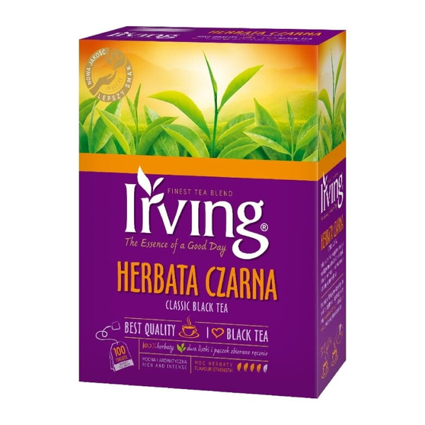 Herbata czarna Irving w saszetkach 100x2,5g