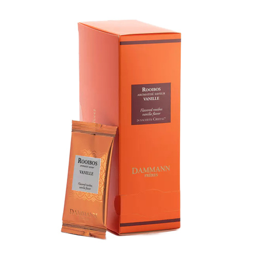 Herbata rooibos Dammann Rooibos Vanille 24 saszetki - opinie w konesso.pl