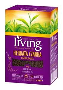 Herbata czarna Irving - granulowana 100g – NIEDOSTĘPNY - opinie w konesso.pl
