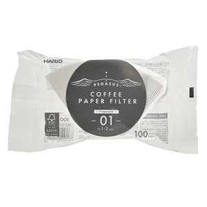 Filtry papierowe Hario Pegasus 01 - Białe