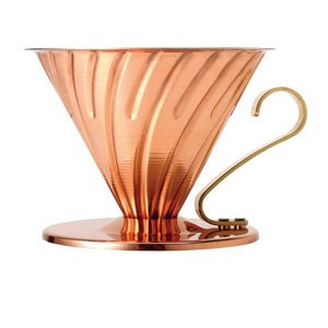 Metalowy Drip Hario V60-02 - Złoty - opinie w konesso.pl