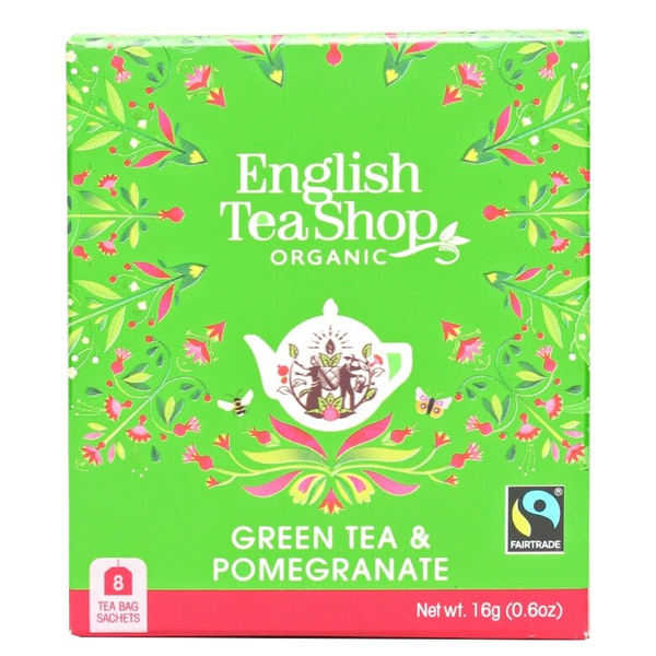 Herbata English Tea Shop Green Tea & Pomegranate 8x2g