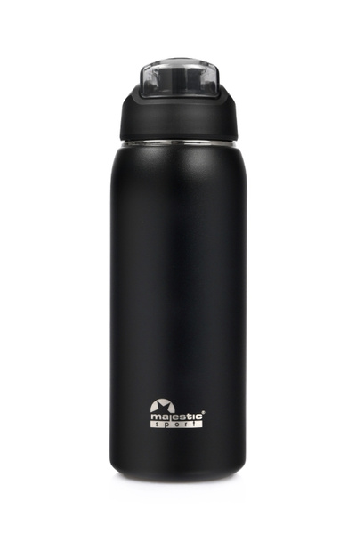 Butelka termiczna na wodę Majestic Sport Delta 750 ml - Czarna