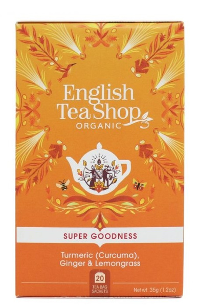 Ziołowa herbata English Tea Shop Turmeric Ginger Lemongrass 20x1,75g