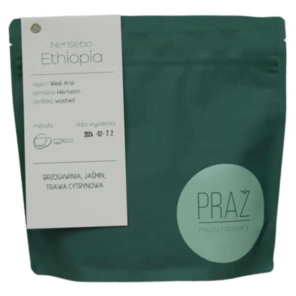 Kawa ziarnista PRAŻ Micro Roastery Ethiopia Nensebo 250g - NIEDOSTĘPNY
