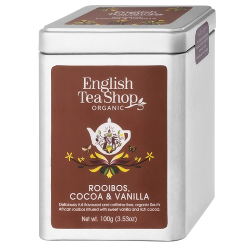 Herbata Rooibos English Tea Shop Rooibos Cocoa & Vanilla 100g - opinie w konesso.pl