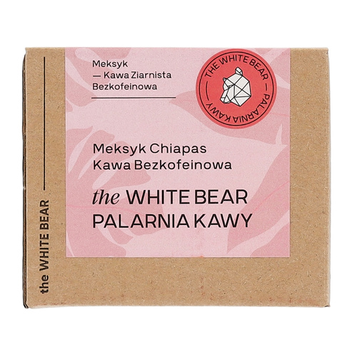 Kawa ziarnista The White Bear Meksyk Chiapas - bezkofeinowa 250g