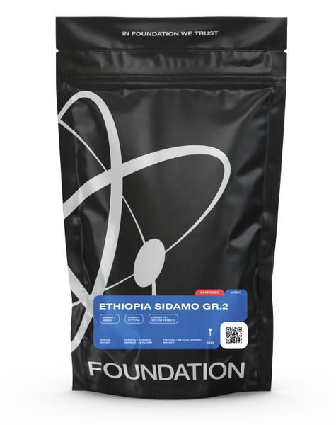 Kawa ziarnista Foundation Coffee Roasters Ethiopia Sidamo Gr.2 Espresso 250g