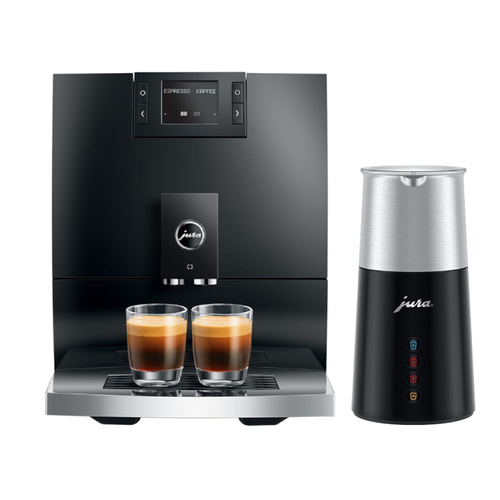 ZESTAW - Ekspres do kawy Jura C3 Piano Black (EA) + spieniacz mleka JURA Hot&Cold