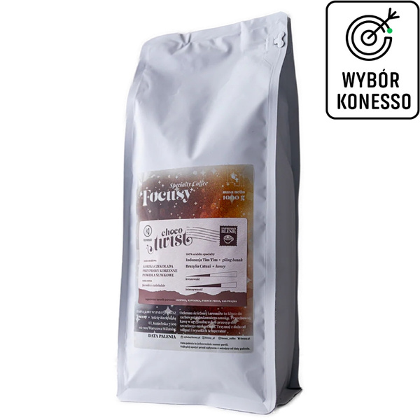 Kawa ziarnista Focusy CHOCO TWIST - Konesso espresso z twistem 1kg
