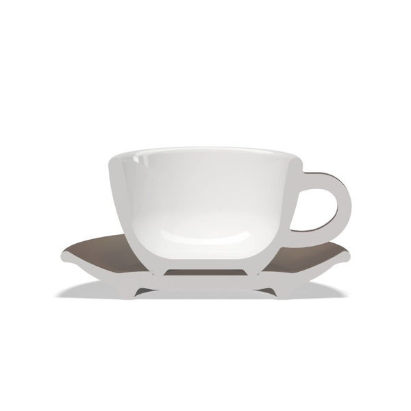 Filiżanka do cappuccino Club House Tulipano 210ml - Brązowa