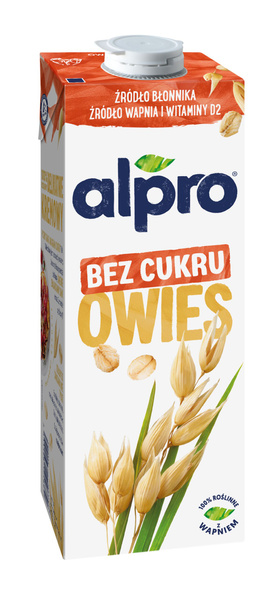 Napój ALPRO Oat Drinks No Sugars Owsiane Niesłodzone 1L