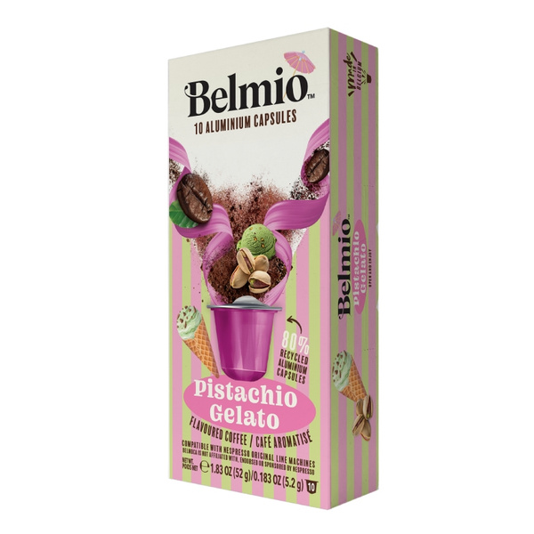 Kapsułki do Nespresso Belmio Pistachio Gelato 10 sztuk