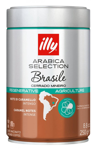 OUTLET - Kawa mielona illy Arabica Selection Brazil Cerrado Mineiro 250g - opinie w konesso.pl
