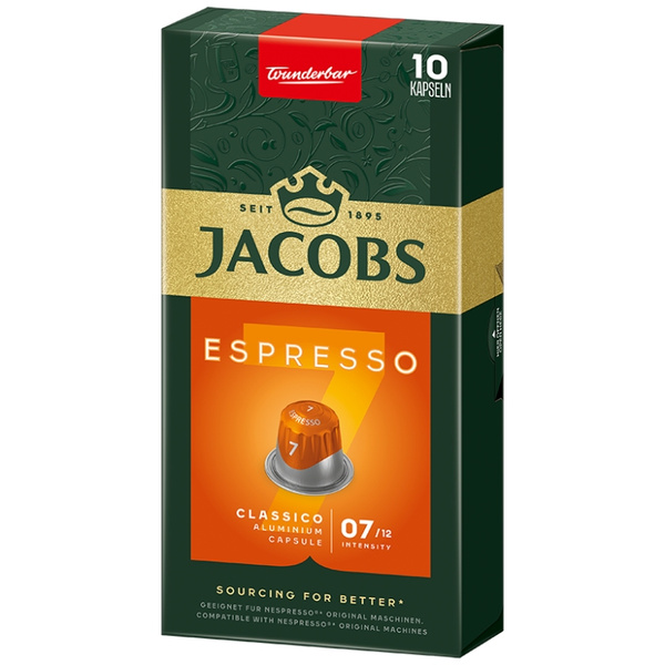 Kapsułki do Nespresso Jacobs Espresso 7 Classico 10 szt.