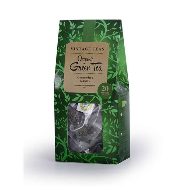 Zielona herbata Vintage Teas Organic Green Tea 20x2,5g