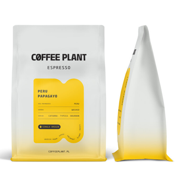 Kawa ziarnista COFFEE PLANT Peru Papagayo Espresso 250g – NIEDOSTĘPNY