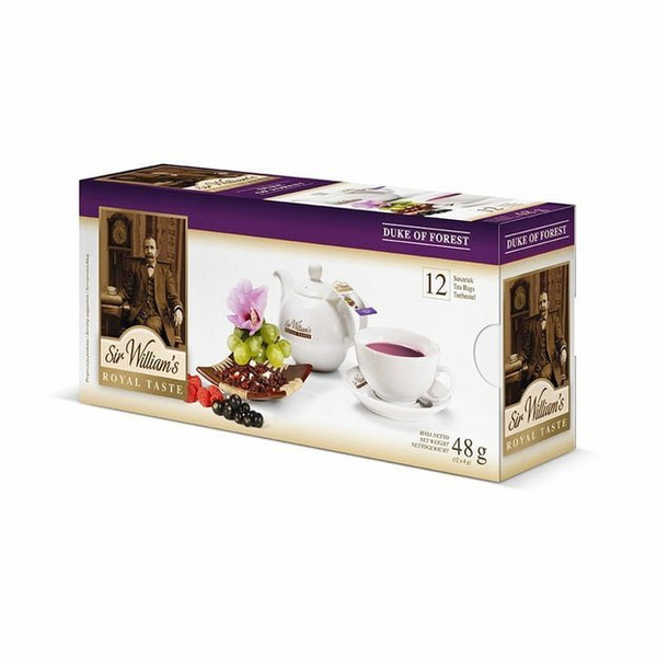 Owocowa herbata Sir Williams Royal Taste Duke Of Forest 12x4g