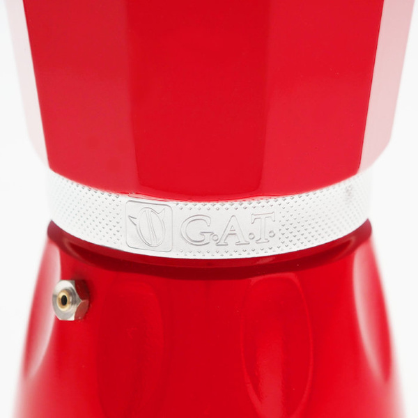 Kawiarka GAT Bella 3 filiżanki - Czerwona