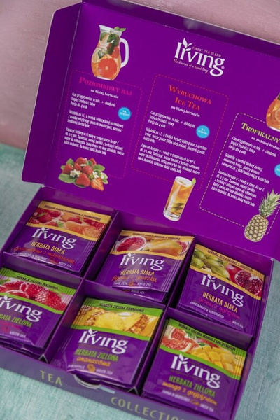 Kolekcja herbat zielonych i białych Irving White and Green 30 torebek