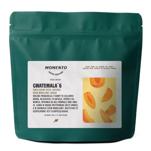Kawa ziarnista Momento Gwatemala Nº6 Finca Buena Vista Filtr 250g – NIEDOSTĘPNY