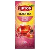 Czarna aromatyzowana herbata Lipton Classic Forest Fruits 25x1,6g