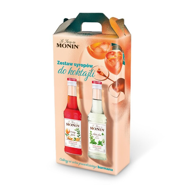 Zestaw syropów do koktajli Monin - 2x250 ml
