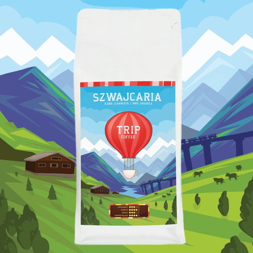 Kawa ziarnista Trip Coffee Szwajcaria 1kg - opinie w konesso.pl