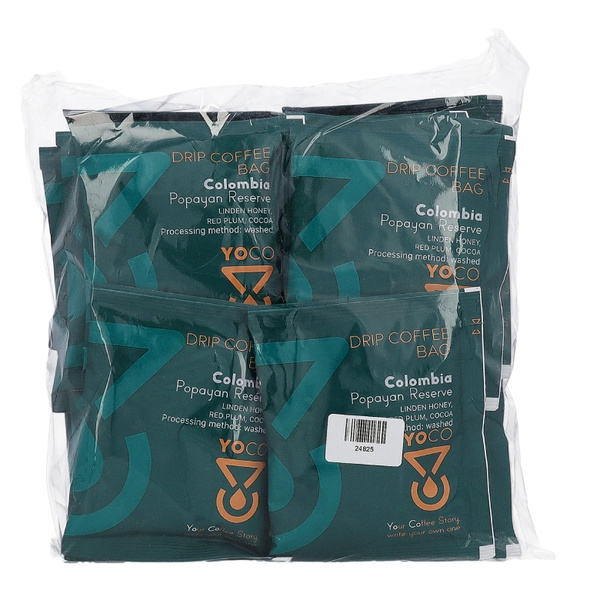 Drip Bag Coffee YoCo Coffee Colombia Papayan Reserve 20x12g