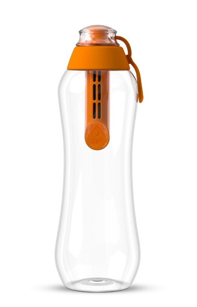 Butelka filtrująca wodę Dafi SOFT 0,5 L + filtr węglowy - Mandarynkowa - NIEDOSTĘPNY