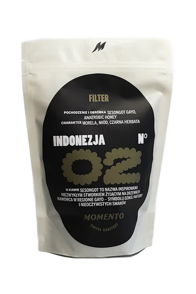 Kawa ziarnista Momento Indonezja Nº2 Sesongot Gayo Anaerobic Honey 250g