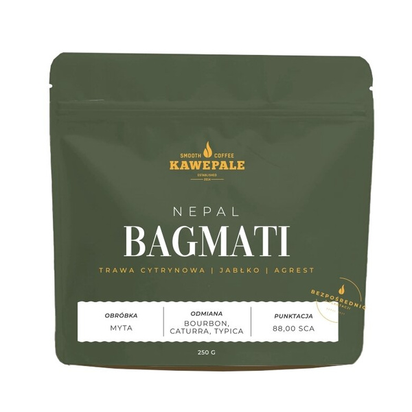 Kawa ziarnista KawePale Nepal Bagmati 250g - NIEDOSTĘPNY