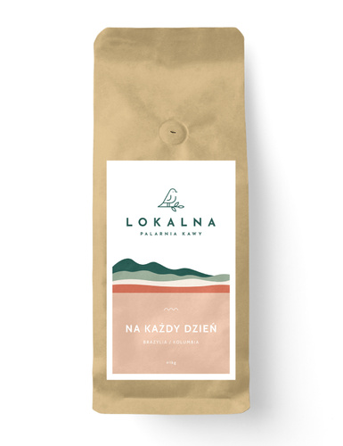 Kawa ziarnista Lokalna Palarnia Kawy Na Każdy Dzień 1kg
