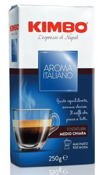 Kawa mielona Kimbo Aroma Italiano 250g – NIEDOSTĘPNY