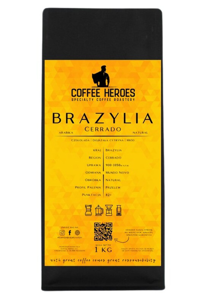Kawa ziarnista Coffee Heroes Brazylia Cerrado Filter 1kg - NIEDOSTĘPNY